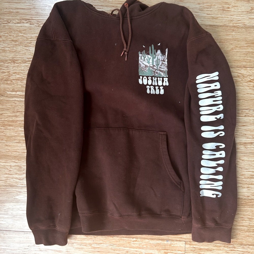 Large brown hoodie